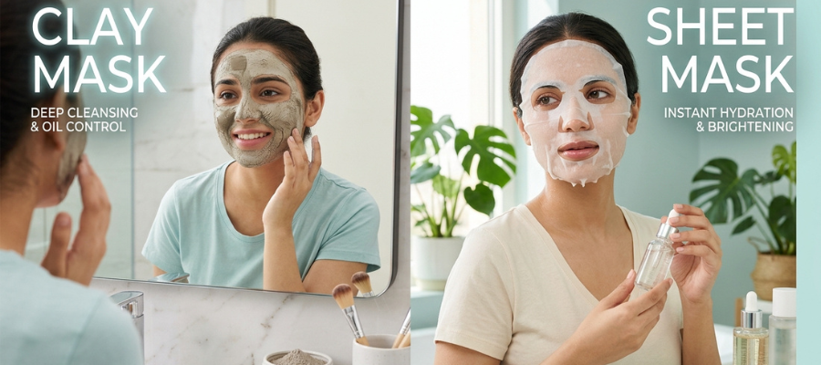 Clay Mask Vs Sheet Mask UAE: Which One Does Your Skin Actually Need?