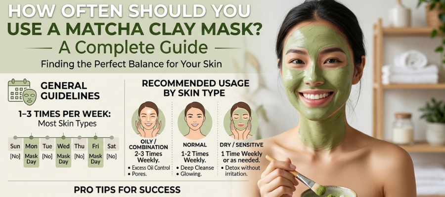 How Often Should You Use A Matcha Clay Mask? A Complete Guide- read on matchamasks.com