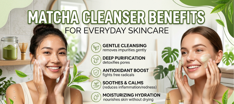 Matcha Cleanser Benefits for Everyday Skincare