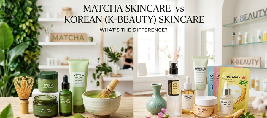 Matcha Skincare vs Korean (K-Beauty) Skincare: What's the Difference?