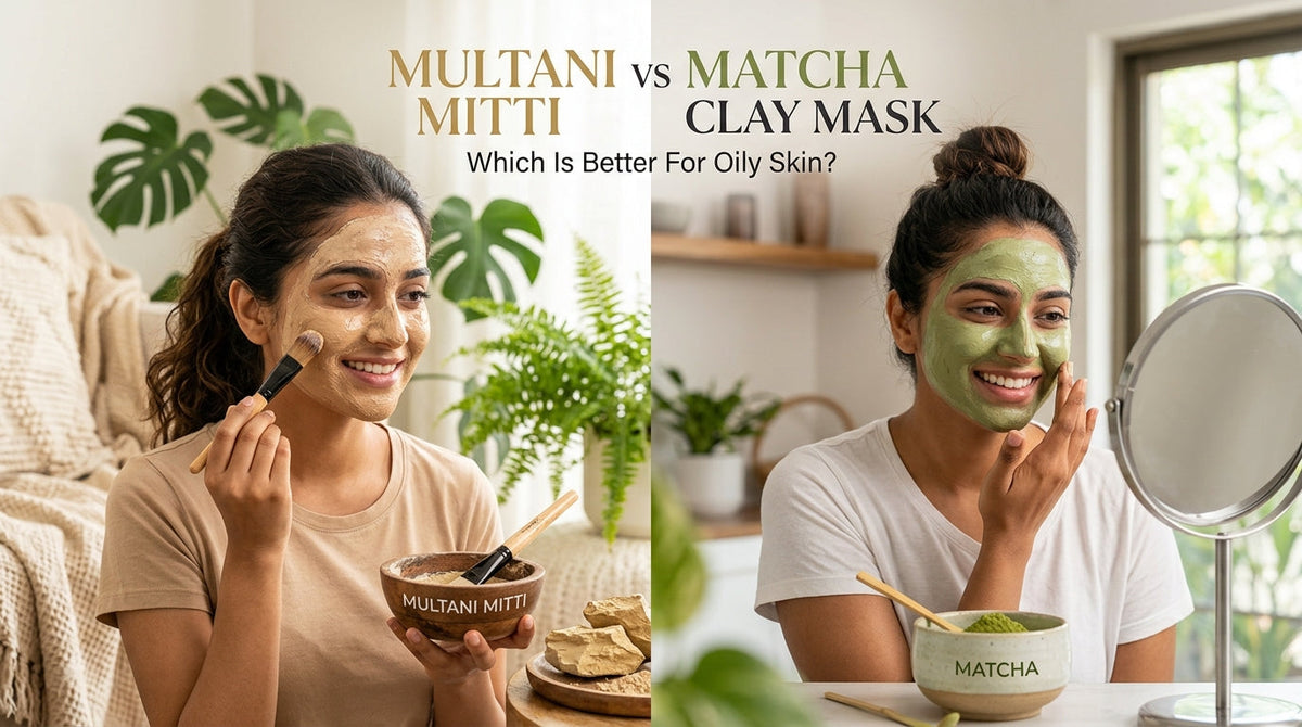 Multani Mitti vs Matcha Clay Mask: Which Is Better For Oily Skin?- Read more on matchamasks.com