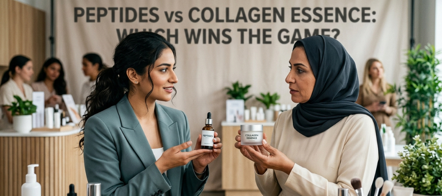 Peptides vs Collagen Essence: Which Wins the Game? - read on matchamasks.com