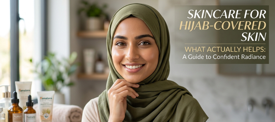 Skincare for Hijab-Covered Skin: What Actually Helps- read on our blog section