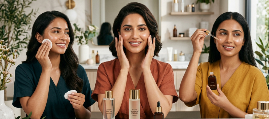 Toner vs Essence vs Serum: What's the Real Difference- read on matchamasks.com blog section