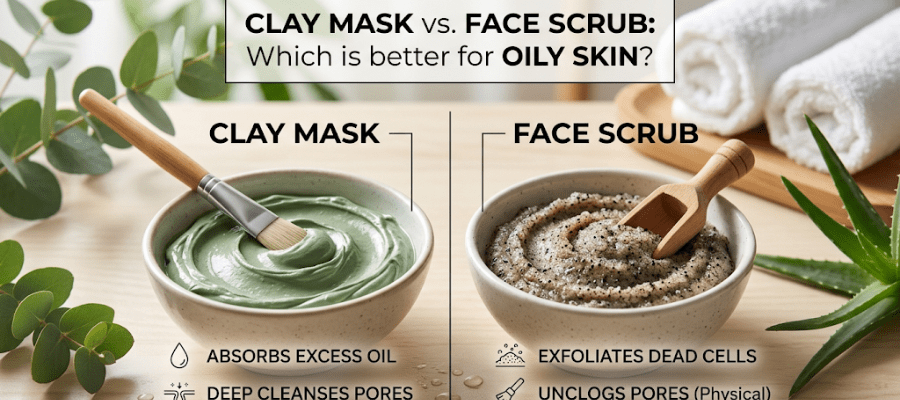 Clay Mask Vs Scrub: Which Is Better For Oily Skin? - MatchaMasks L.L.C-FZ