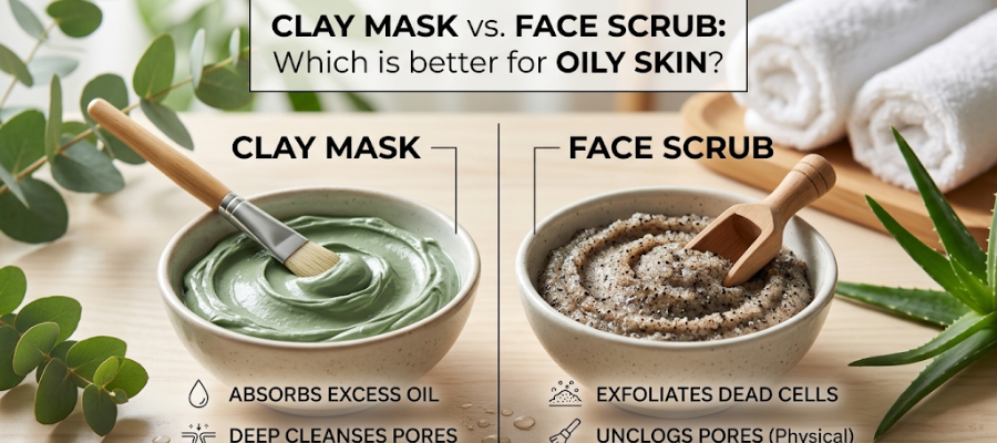 Clay Mask Vs Scrub: Which Is Better For Oily Skin? -  read on matchamasks.com