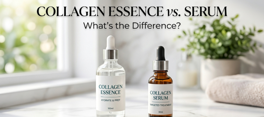 Collagen Essence Vs Serum: What's The Difference? - read more on our blog section 