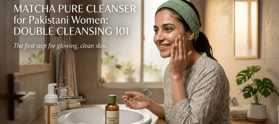 Matcha Pure Cleanser For Pakistani Women: Double Cleansing 101 - MatchaMasks L.L.C-FZ
