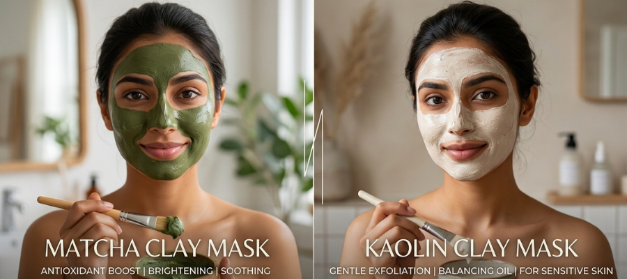 Matcha Clay Mask Vs Kaolin Clay Mask: Which One Actually Deserves A Spot In Your Skincare Shelf?