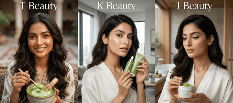 T-Beauty vs K-Beauty vs J-Beauty: Where Matcha Fits In - MatchaMasks
