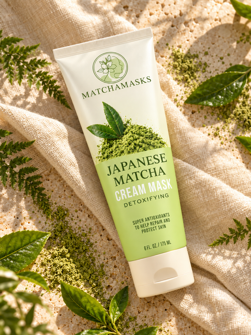 Matcha Detoxifying cream mask