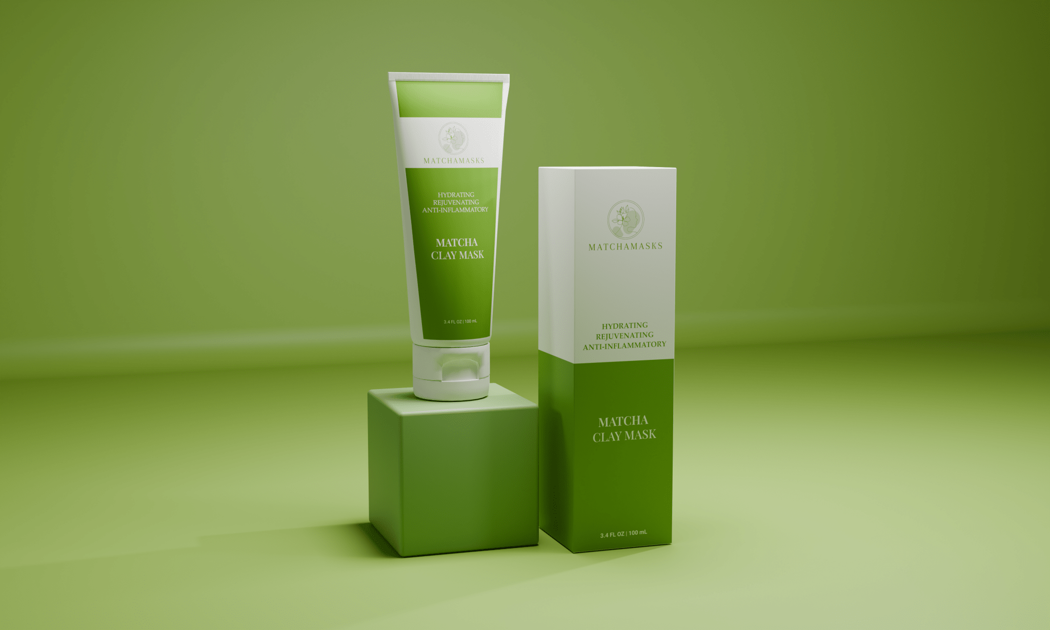 Matcha Clay Mask - MatchaMasks