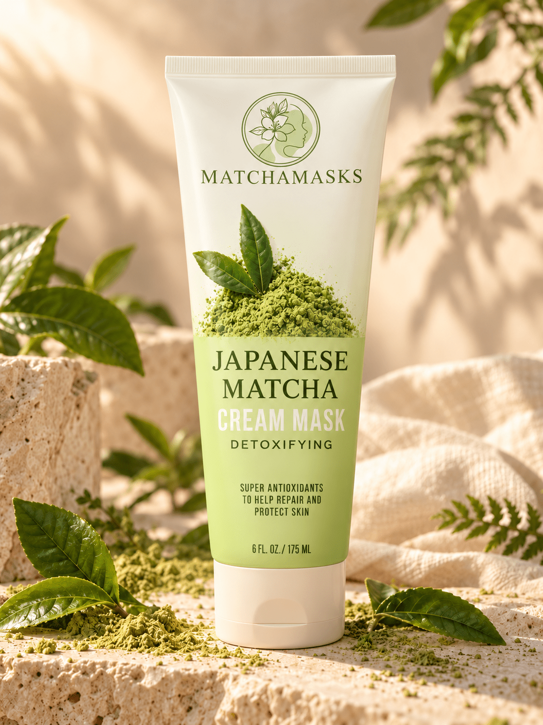 Matcha Detoxifying cream mask - MatchaMasks L.L.C-FZ
