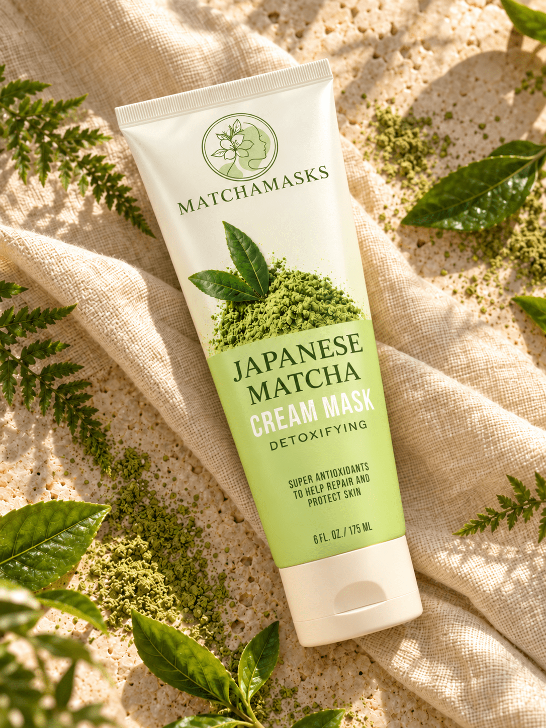 Matcha Detoxifying cream mask - MatchaMasks L.L.C-FZ